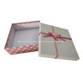 Ribbon bow purple cosmetic box